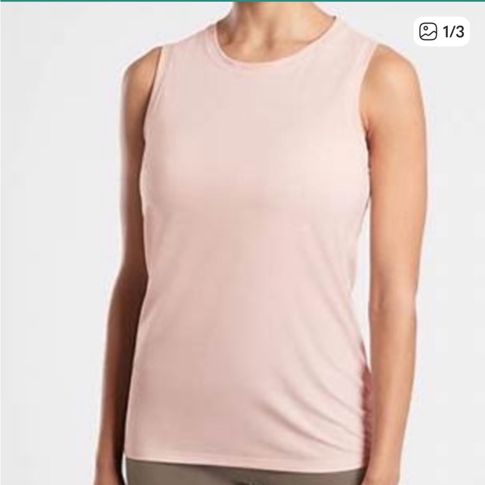 Athleta Vital Tank 2.0 Essence Pink Shirt Top XS
